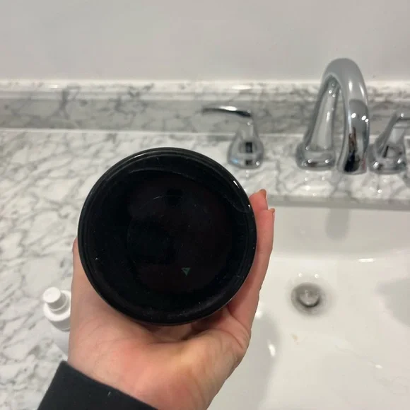 Empty Diptyque candle holder black colored glass 300g - Picture 3 of 3